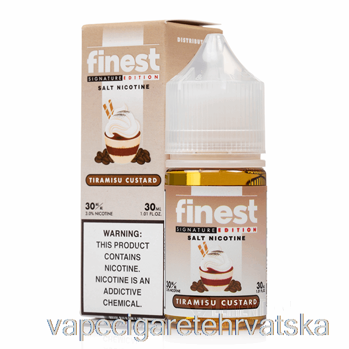 Vape Cigarete Tiramisu Krema - The Finest Signature Edition Sol Nic - 30ml 50mg